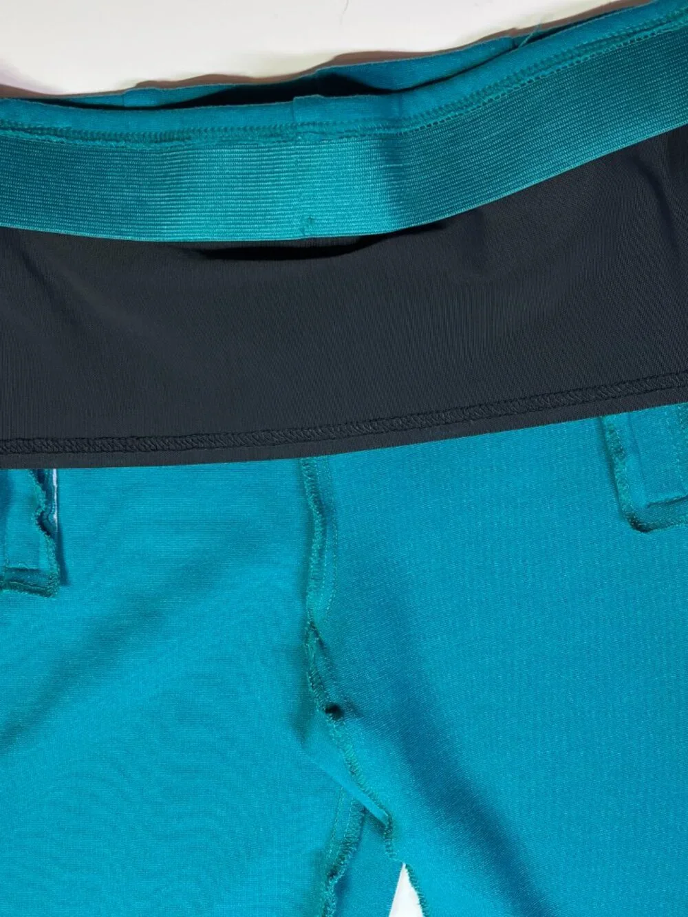 Chico's Size 0 (US 4) Teal Ponte Pull-On Cropped Pants